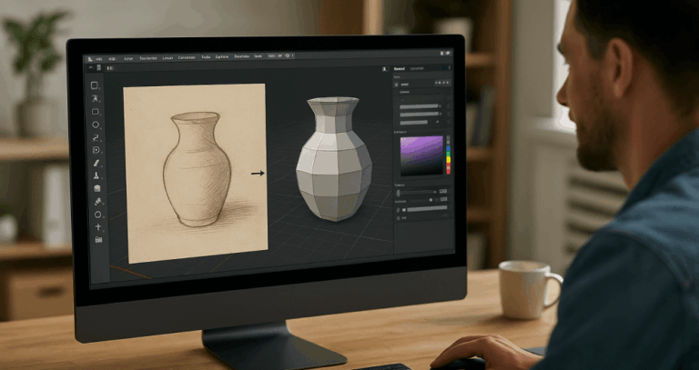 Image to 3D tutorial with RealityMAX